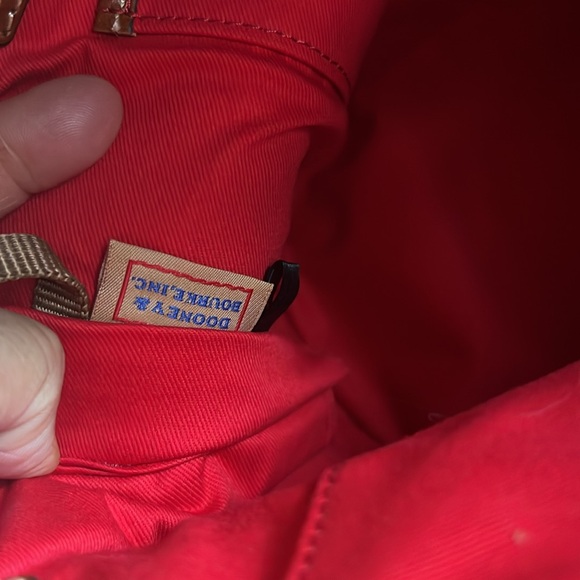 Dooney & Bourke Pink Pebbled Leather Zip Dome Satchel Crossbody bag - Picture 9 of 14